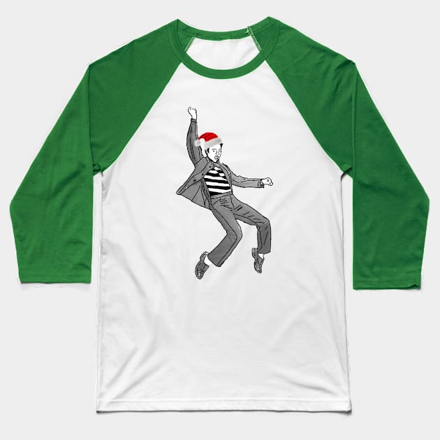 Christmas King Baseball T-Shirt by 3ric-